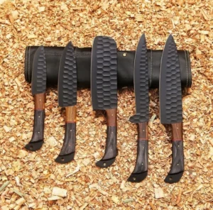 Damascus Knife Set