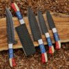 Damascus Knife Set