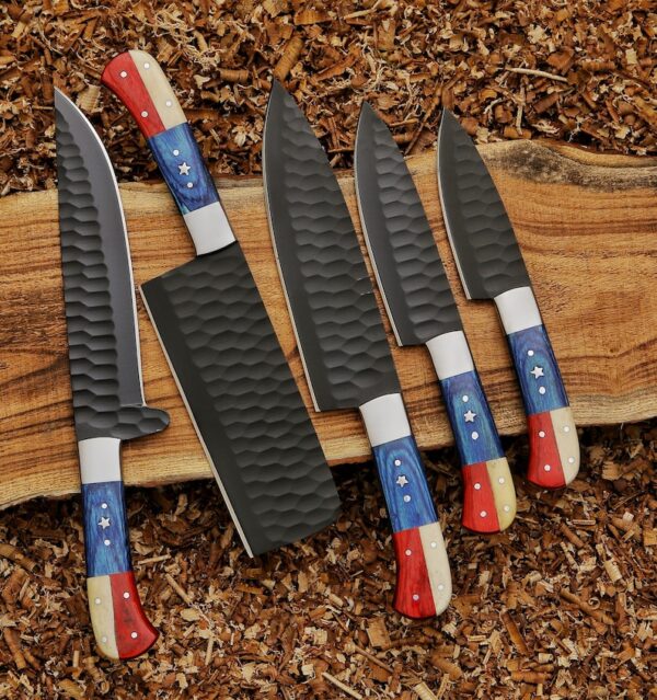 Damascus Knife Set