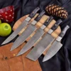 Damascus Knife Set
