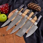 Damascus Knife Set