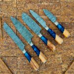 Damascus Knife Set