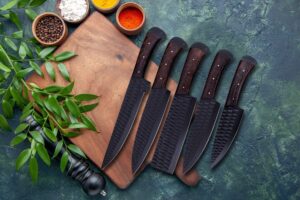 Damascus Knife Set