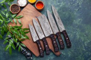 Damascus Knife Set