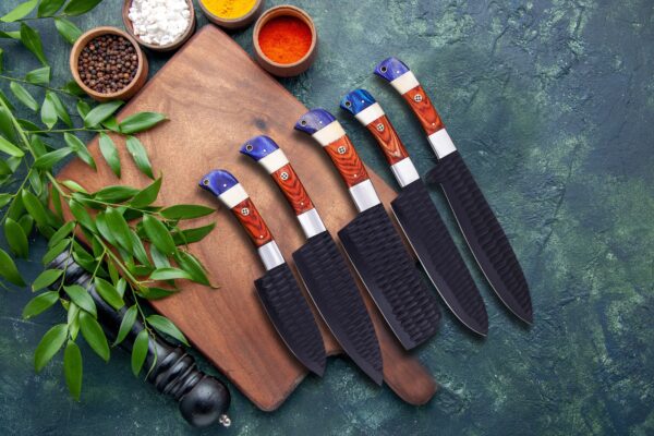 Damascus Knife Set