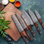 Damascus Knife Set