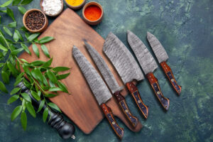 Damascus Knife Set