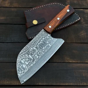 Damascus Cleaver