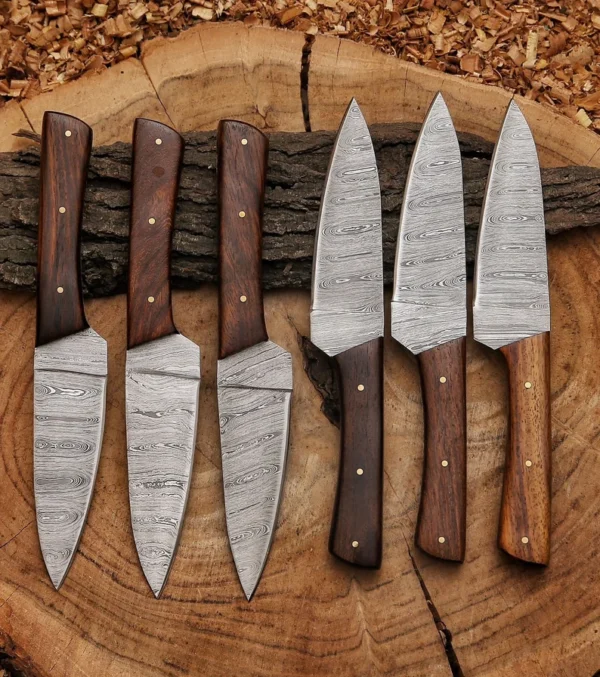 Damascus Steak Knives