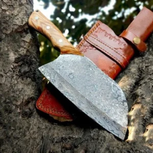 Damascus Cleaver