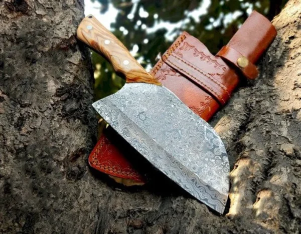 Damascus Cleaver